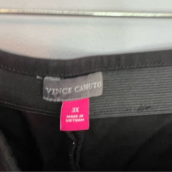 Vince Camuto Black Pull On Dress Pants Women's Plus Size 3X Elastic Waist - Picture 4 of 5